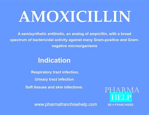 Amoxicillin: Indication, Dosage, Side Effect, Precaution .